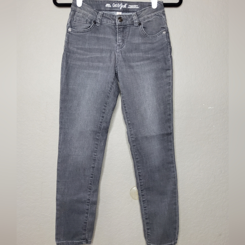 Cat & Jack Kids Grey Slim Jeans